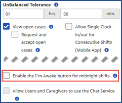 Office Setup Caregiver Compliance Alert Feature